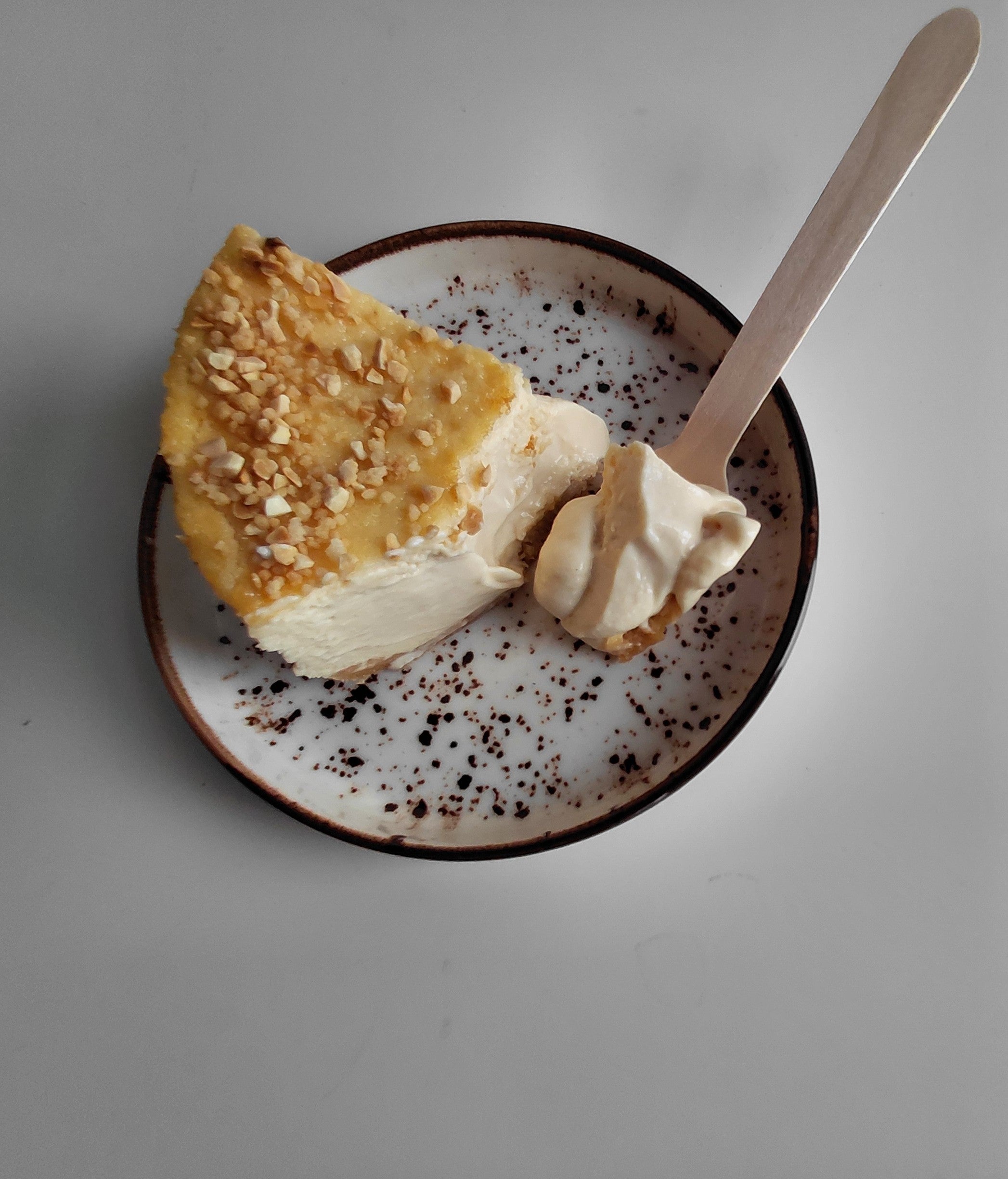 Tarta de queso y turrón de Jijona
