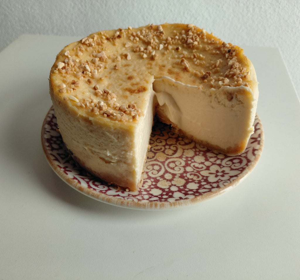 Tarta de queso y turrón de Jijona