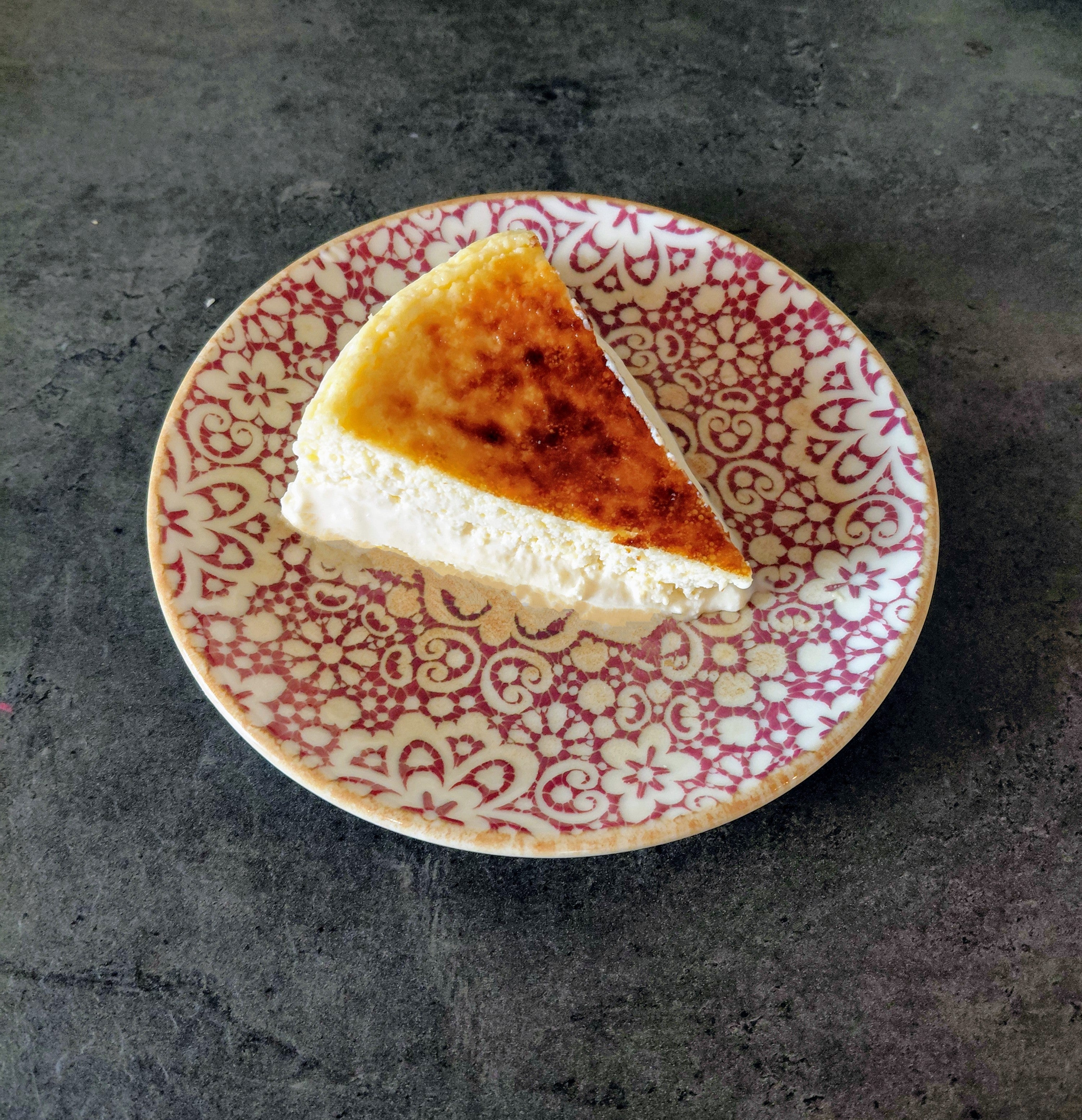 Tarta de queso y maracuyá